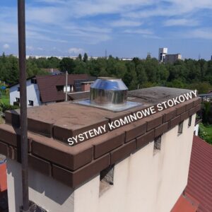 Frezowanie komina w Żorach przed montażem wkładu kominowego