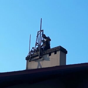 Obróbka komina po modernizacji systemu kominowego
