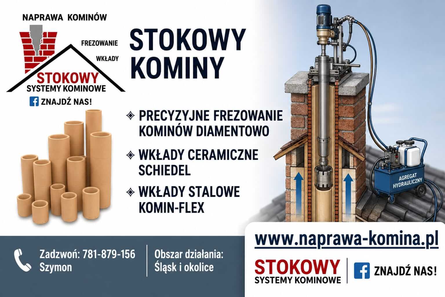 precyzyjne frezowanie kominów diamentowo