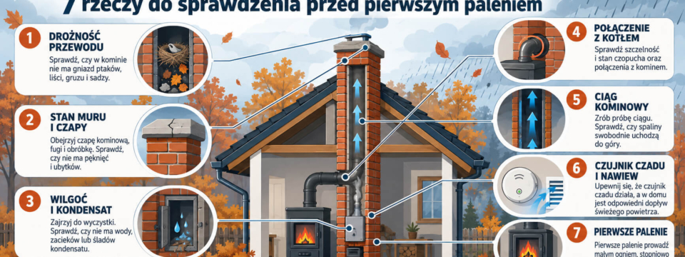 Jak przygotować komin na zimę
